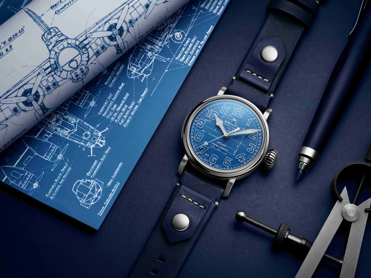 WE WATCH｜藍色是最溫暖的顏色，真力時的限量藍圖腕錶